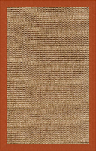 Capel Zelda-Basketweave 2085 Pumpkin Area Rug