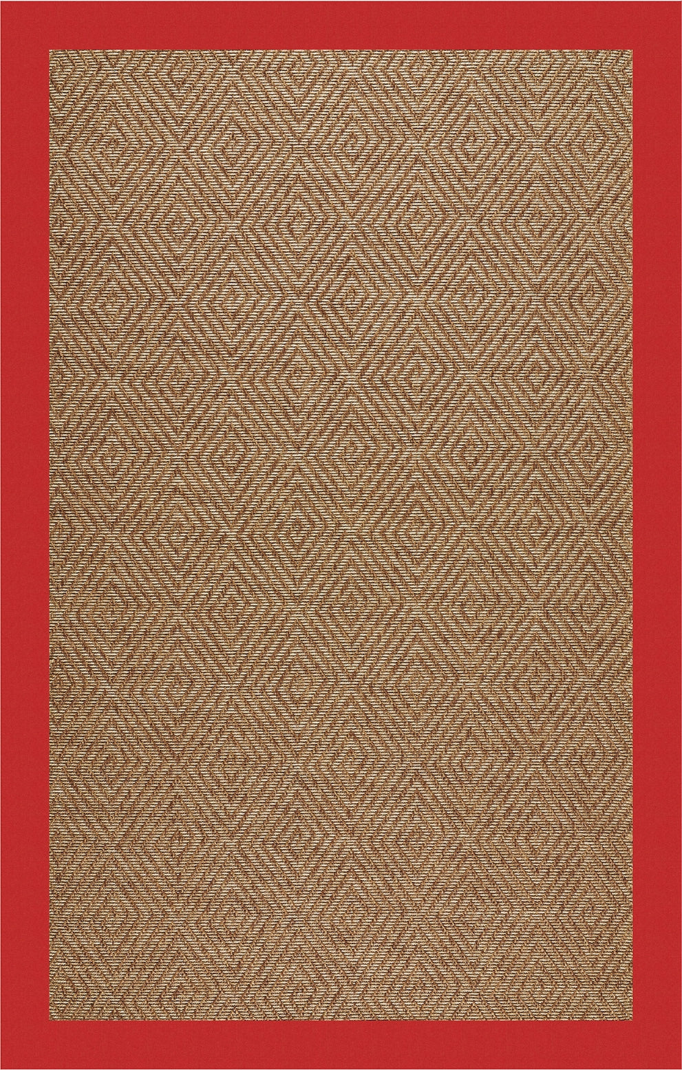 Capel Zelda-Diamond 2088 Red Area Rug