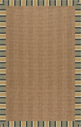 Capel Zelda-Herringbone 2091 Black Stripe Area Rug