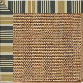 Capel Zelda-Herringbone 2091 Black Stripe Area Rug