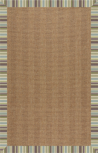 Capel Zelda-Herringbone 2091 Blue Stripe Area Rug