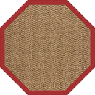 Capel Zelda-Herringbone 2091 Red Area Rug