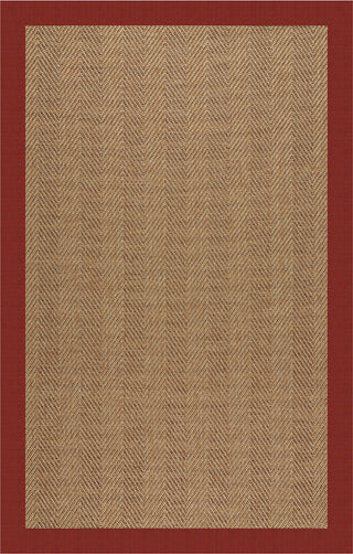 Capel Zelda-Herringbone 2091 Henna Area Rug