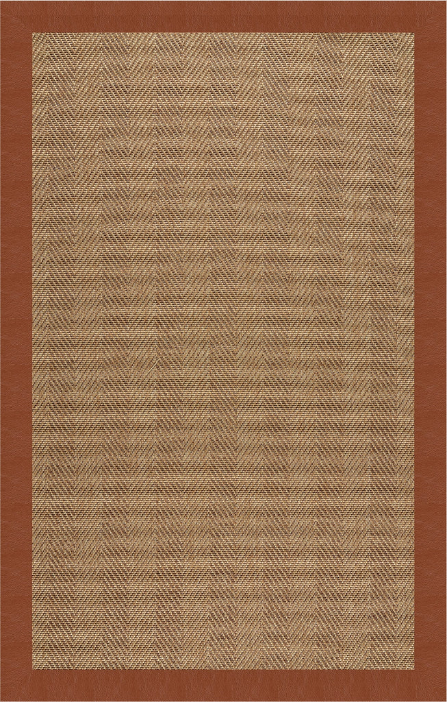 Capel Zelda-Herringbone 2091 Rusty Brown Area Rug