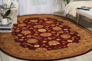 Nourison 2000 2208 Ruby Area Rug Corner Image