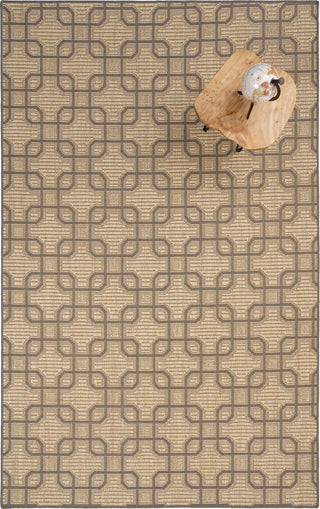 Capel Julian 2210 Sand Black 370 Area Rug Rectangle Roomshot Image 2 Feature