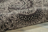 Nourison 2000 2335 Black Grey Area Rug Corner Image