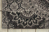 Nourison 2000 2335 Black Grey Area Rug Detail Image