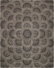 Nourison 2000 2335 Black Grey Area Rug main image