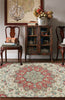 Capel Shakta-Palani 2555 Light Sand / Floral Area Rug Rectangle Roomshot Image 1 Feature
