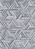 Couristan Prairie Archetype Grey Black Area Rug main image