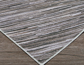 Couristan Prairie Windswept Bark-grey Area Rug Close Up Image