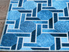 Couristan Prairie Solstice Marine Blue Area Rug Corner Image