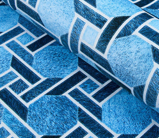 Couristan Prairie Solstice Marine Blue Area Rug Detail Image