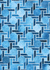 Couristan Prairie Solstice Marine Blue Area Rug Pile Image