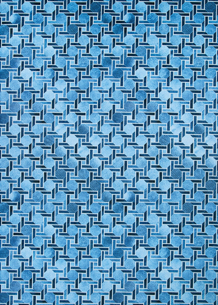 Couristan Prairie Solstice Marine Blue Area Rug main image