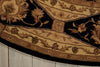 Nourison 3000 3107 Black Area Rug Detail Image