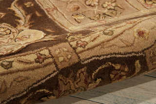 Nourison 3000 3107 Brown Area Rug Corner Image