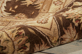 Nourison 3000 3107 Brown Area Rug Corner Image