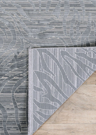 Couristan Siena Serpentine Steel/Ivory Area Rug Backing Image