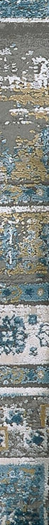 Couristan Siena Tessera Blue/Gold/Steel Area Rug Main