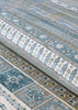 Couristan Siena Tessera Blue/Gold/Steel Area Rug Detail Image
