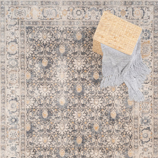 Capel Arron-Keshan 3401 Dusty Blue Linen Area Rug Rectangle Roomshot Image 1 Feature