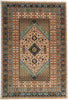 Capel Kindred-Heriz 3450 Sand Blue Area Rug