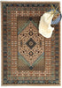 Capel Kindred-Heriz 3450 Sand Blue Area Rug