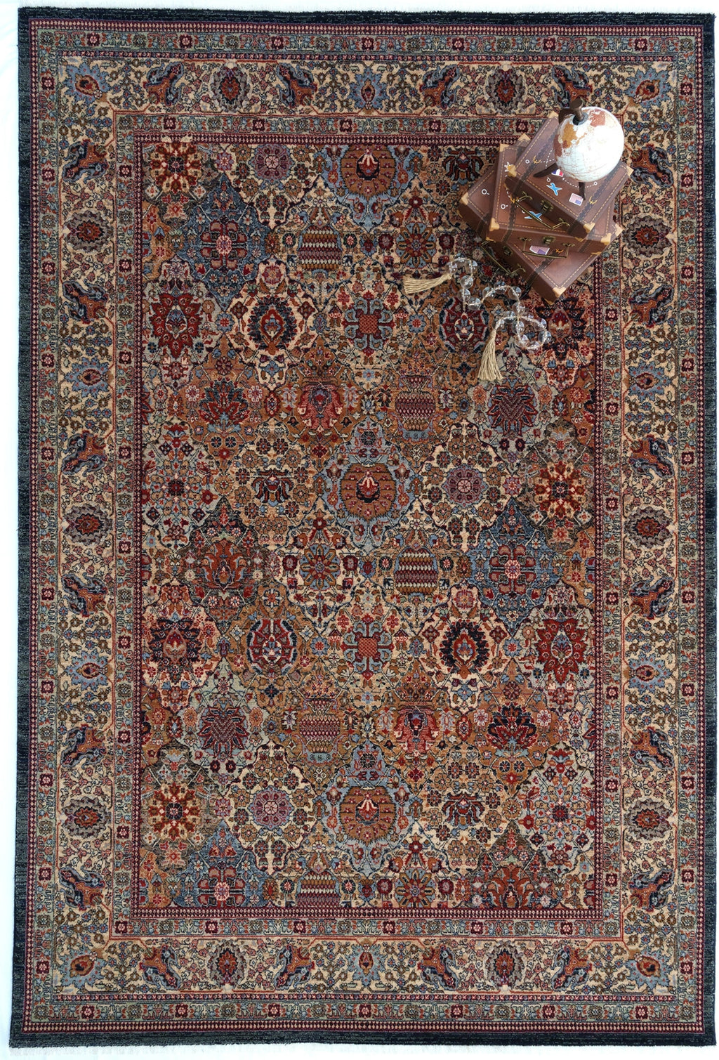 Capel Kindred-Panel 3456 Multitones Area Rug Rectangle Roomshot Image 1 Feature