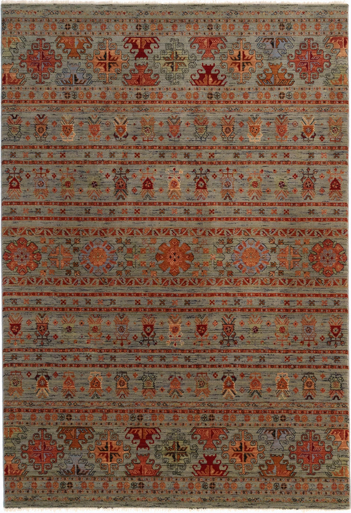 Capel Kindred-Kilim 3459 Slate Blue Area Rug