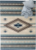 Capel Julius-Navajo 3465 Grey 340 Area Rug Rectangle Roomshot Image 1 Feature