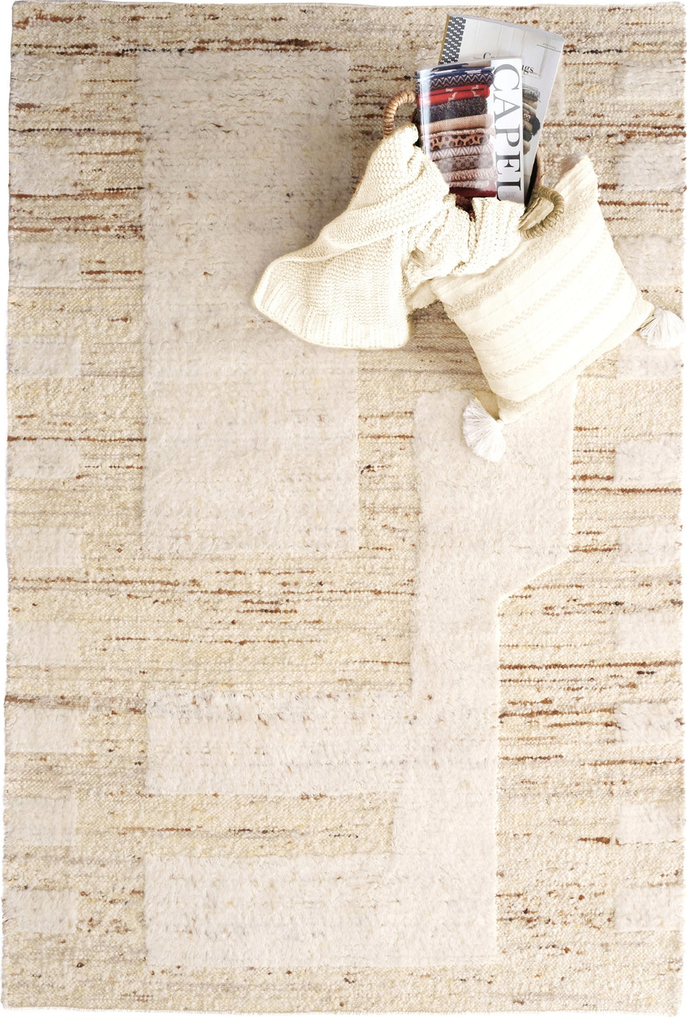 Capel Ariette 3480 Naturelle Area Rug Rectangle Roomshot Image 1 Feature