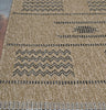 Couristan Naturalistic Sonoran Natural/Charcoal Area Rug Corner Image