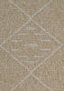 Couristan Naturalistic Rattan Natural/Cream Area Rug Pile Image