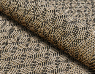 Couristan Naturalistic Symmetry Natural/Black Area Rug Detail Image