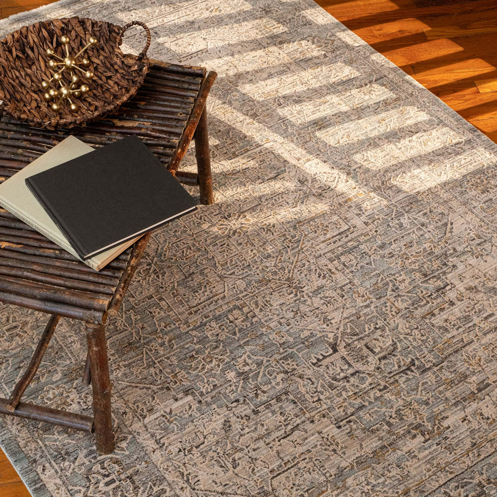 Capel Summit-Heriz 3805 Thyme Area Rug Rectangle Roomshot Image 2 Feature