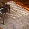 Capel Summit-Lineal 3807 Gray Area Rug Rectangle Roomshot Image 1 Feature