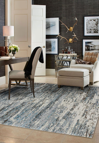 Capel Flame-Bruno 3811 Grey Area Rug Rectangle Roomshot Image 1 Feature