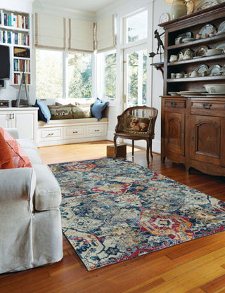 Capel Benz-Adana 3821 Navy Area Rug Rectangle Roomshot Image 1 Feature