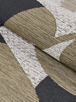 Couristan Dolce Aralia Naturals Cool Onyx Area Rug Detail Image