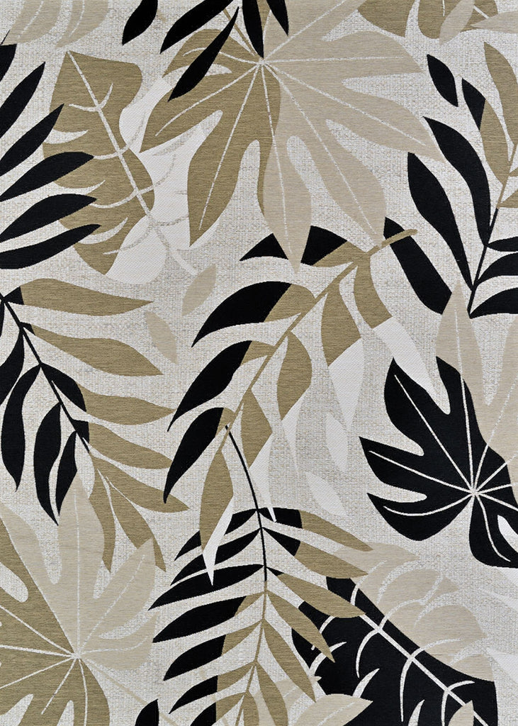 Couristan Dolce Aralia Naturals Cool Onyx Area Rug main image