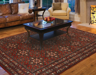 Couristan Old World Classic Royal Afghan Antique Red Area Rug Lifestyle Image Feature