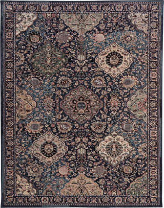 Capel Thrace-Bahktiar 4400 Dark Blue Area Rug