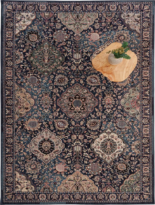 Capel Thrace-Bahktiar 4400 Dark Blue Area Rug