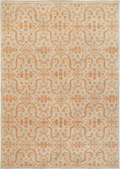 Kalaty Pak 4451 Gray/Orange Area Rug