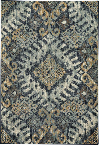 Capel Jacob-Diamond 4818 Azure Yellow Area Rug