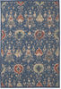 Capel Sanibel-Ikat 5100 Dark Blue 450 Area Rug