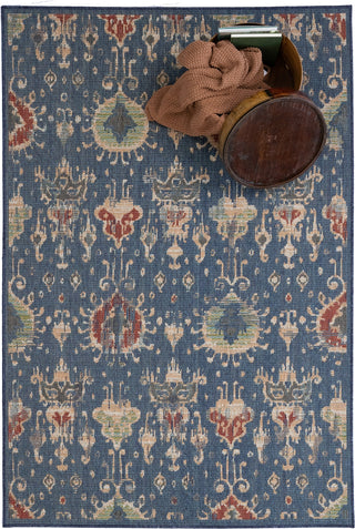 Capel Sanibel-Ikat 5100 Dark Blue 450 Area Rug Rectangle Roomshot Image 1 Feature