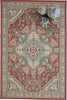 Capel Sanibel-Tabriz 5101 Crimson 575 Area Rug Rectangle Roomshot Image 1 Feature